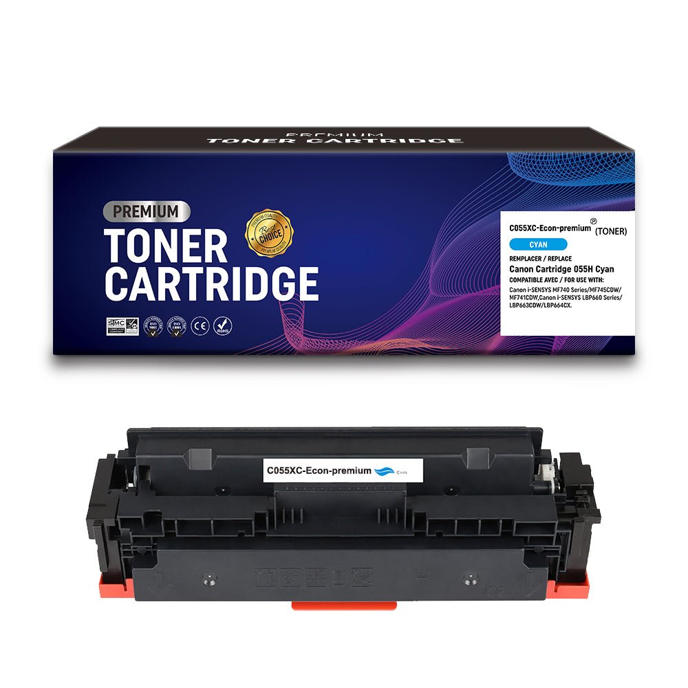 Cartouche de toner Compatible Canon Cartridge 055H Cyan 5900pages - KERA FRANCE Cartouche de toner Compatible Canon Cartridge 055H Cyan 5900pages - KERA FRANCE